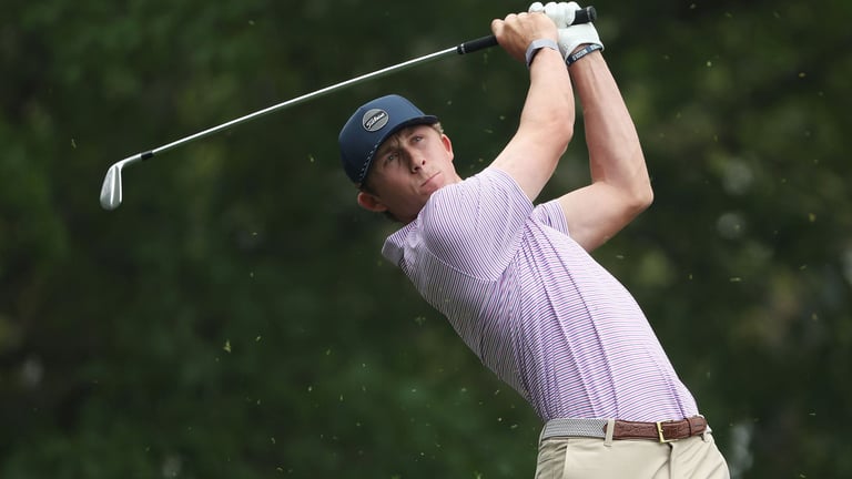 Golf Prodigy Gordon Sargent Shines with Powerful Drives and Precision at PGA Tour Debut