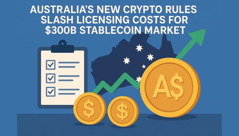 Australia's New Crypto Reforms Simplify Stablecoin Trading, Boost Innovation and Trust