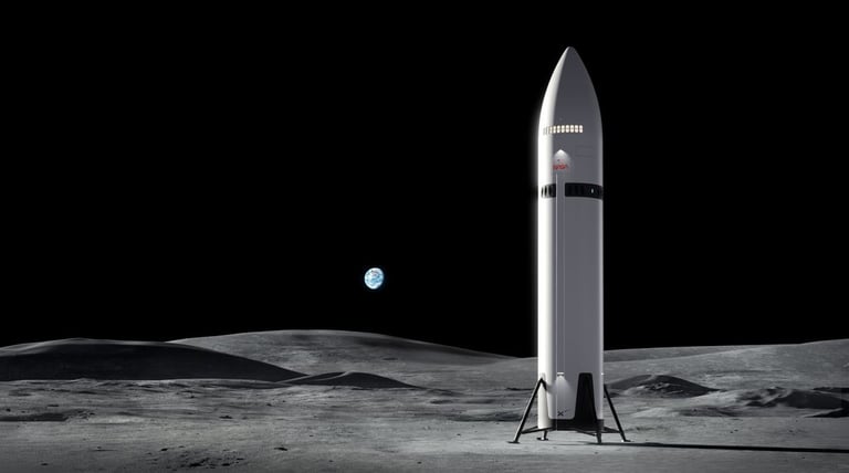 SpaceX Unveils New Artemis 3 Moon Lander Design Amid Mission Delays to 2026