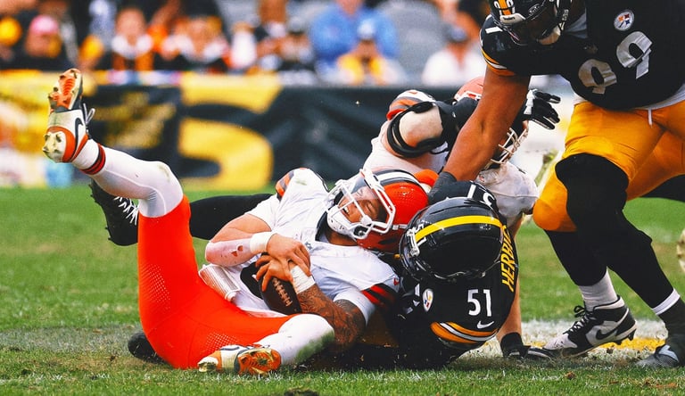 Browns' Rookie QB Dillon Gabriel Struggles in Loss to Steelers, Future With Team Uncertain