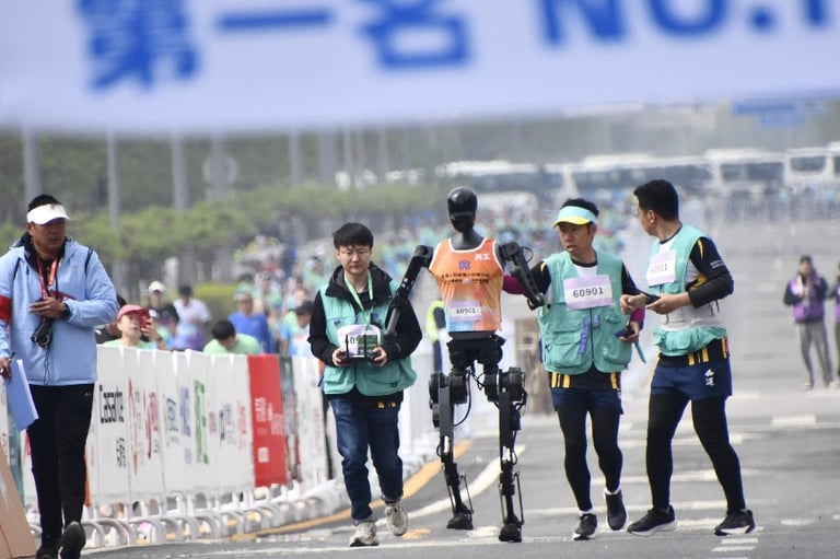 Beijing's Humanoid Robot Marathon Showcases China's Rapid Robotics Growth