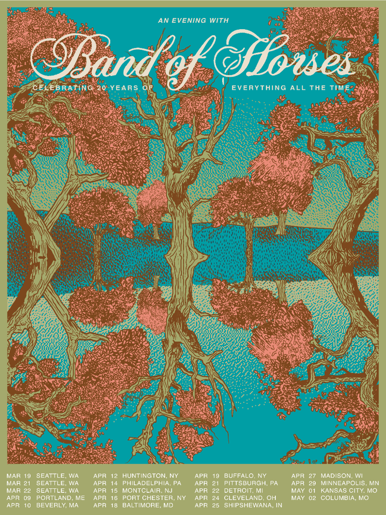 Band of Horses Celebrates 20th Anniversary with U.S. Tour and Deluxe Album Reissue