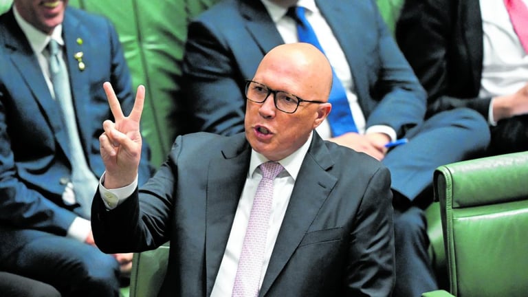 Dutton Criticizes Government Spending, Hints at Coalition Tax Policy Revisions Amid Economic Challenges