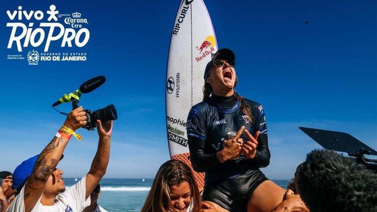 Molly Picklum Triumphs at Vivo Rio Pro, Becomes World's Top-Ranked Surfer