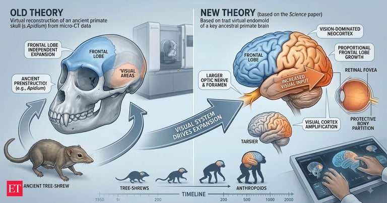 Vision, Not Frontal Lobes, Drove Primate Brain Evolution, Duke Study Reveals