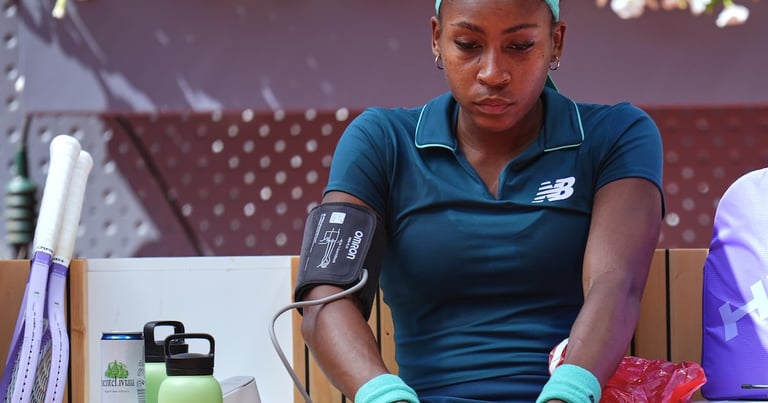 Coco Gauff Triumphs Over Illness at Madrid Open; Advances After On-Court Vomiting Incident