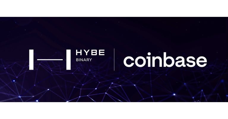 HYBE's BINARY KOREA Partners with Coinbase to Revolutionize Creator Economy with Blockchain Technology