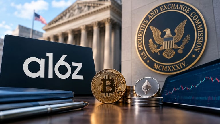 a16z and DeFi Fund Propose SEC Safe Harbor for Decentralized Exchanges