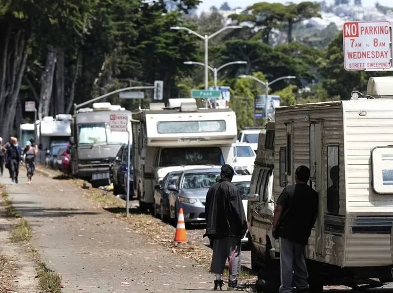 San Francisco Bans RV Living for Homeless Amid Criticism Over Housing Shortage and Displacement Concerns