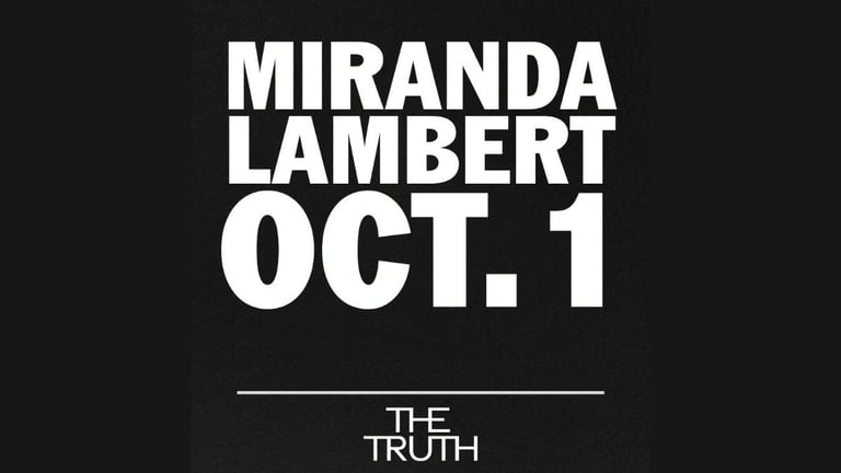 Miranda Lambert to Headline Inaugural Night at Nashville's New Venue "The Truth