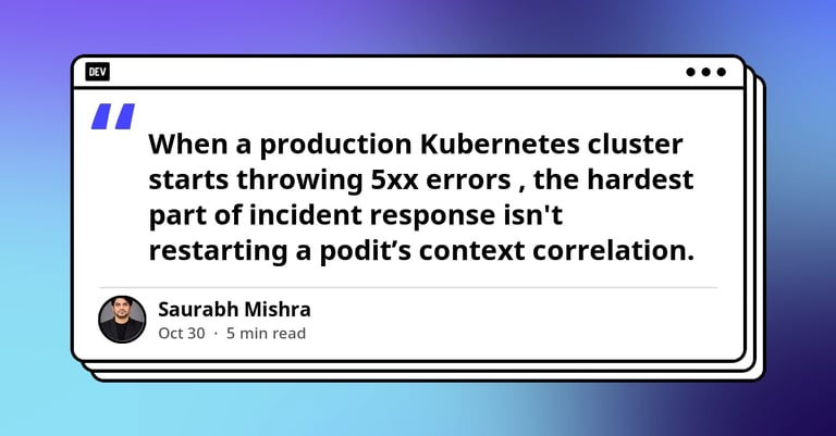 Revolutionizing Kubernetes: Gemini 4 Argon's AI-Powered SRE Command Center Enhances Incident Response and Security