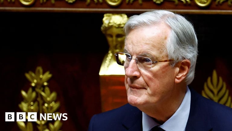 Barnier Faces Censure Motion: Le Pen Joins Left in No-Confidence Vote over Budget Crisis
