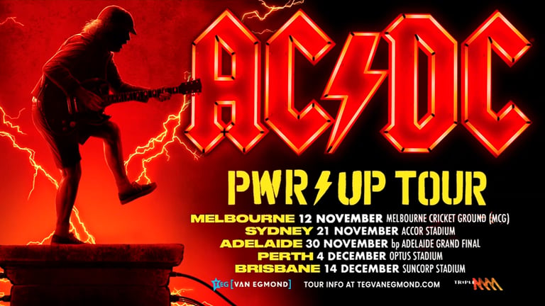 AC/DC Shatters Ticket Sales Records in Historic Return to Australian Stages