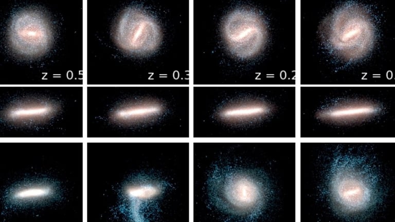 Milky Way's Dramatic Past: 90-Degree Flip Linked to Ancient Galactic Collision