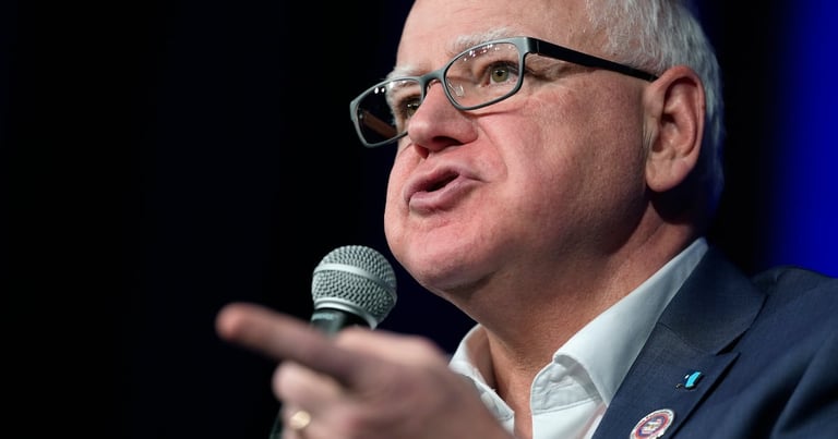 Governor Walz Blasts Trump as 'Tyrant' in Fiery Law School Graduation Speech