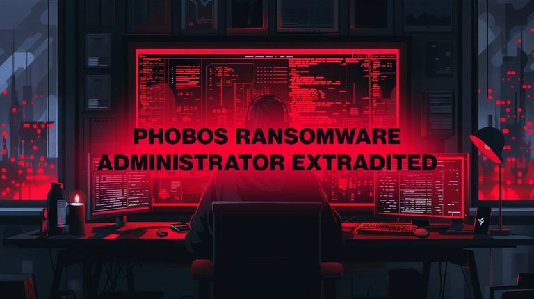 Russian Mastermind Behind Phobos Ransomware Extradited to U.S. for Major Cybercrime Trial