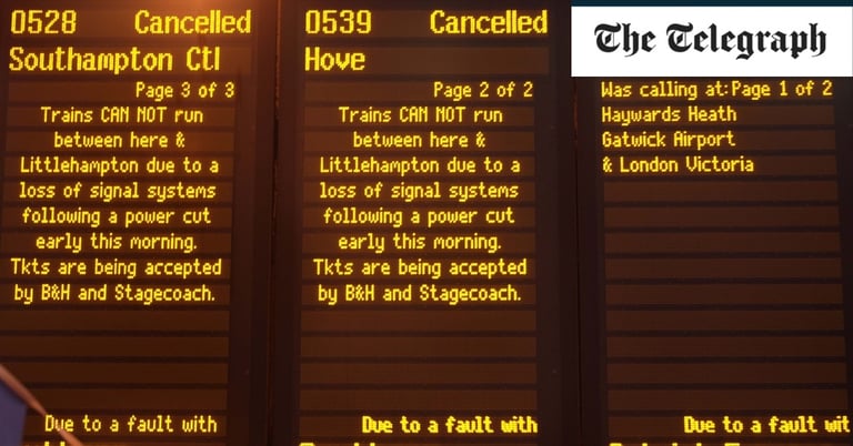 Commuter Chaos: Signal Failure and Landslip Disrupt London-Bound Trains