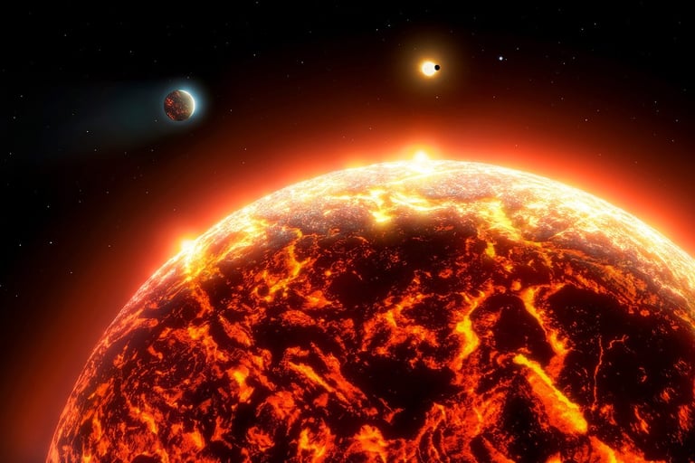 Newly Discovered Exoplanet Boasts Perpetual Magma Ocean and Sulfurous Atmosphere