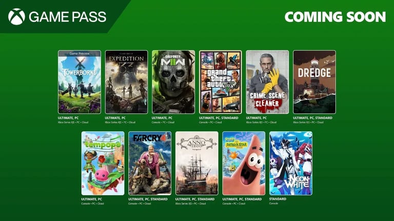 Xbox Game Pass Unveils Blockbuster Lineup: GTA V Debuts, Modern Warfare II & More Join the Roster
