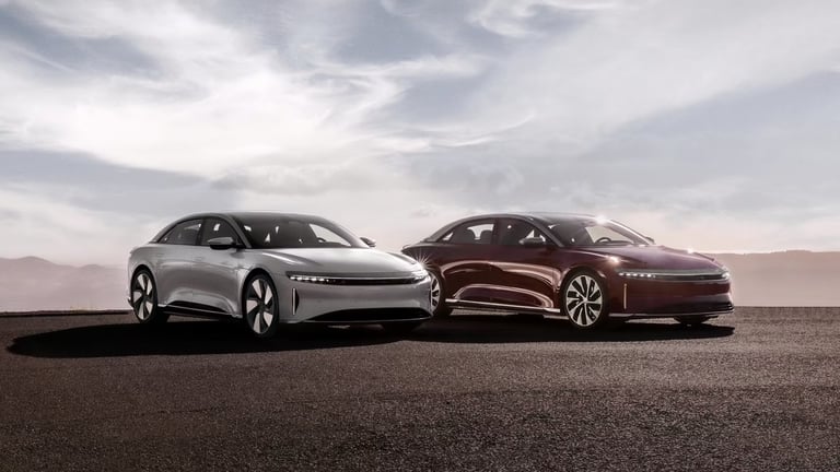 Lucid Unveils 2025 Air Pure: Most Efficient Electric Car at 146 MPGe, Challenges Tesla Model S