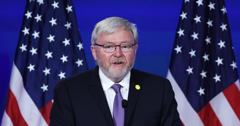 Amid Trump's Ire, Australia Stands Firm on Rudd as US Ambassador