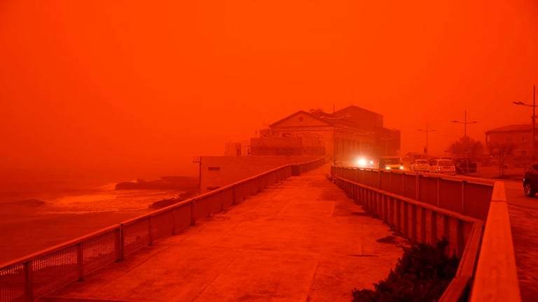 Saharan Dust Storm Ravages Greece: Flights Canceled, Fatality Reported, Health Warnings Issued