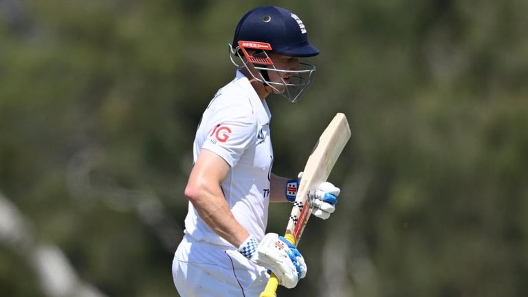 Ollie Pope's Century Shines as England Posts Mammoth 426 in Ashes Warm-Up