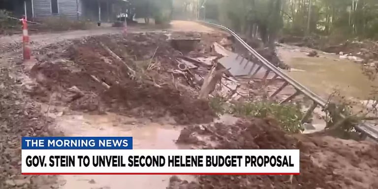 NC Governor Calls for $891M Boost in Hurricane Helene Recovery Efforts