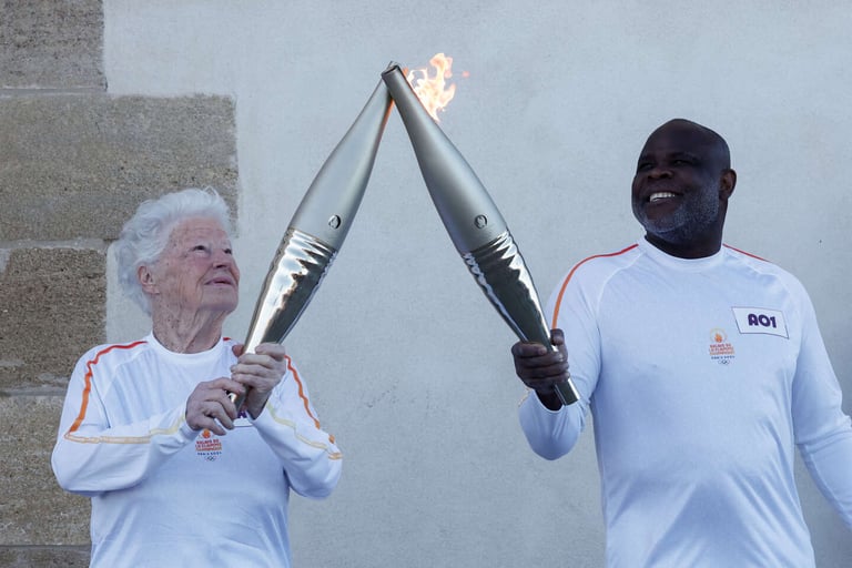 Olympic Flame Sparks Festive Fervor in Marseille's Historic Relay