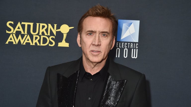 Nicolas Cage Wins Big at Saturn Awards, Warns Against AI's Threat to True Art