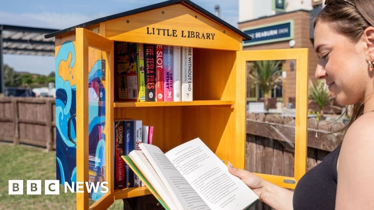 Sunderland's Seafront Transformed with Little Libraries and Treasure Hunt for Book Lovers