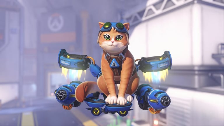 Overwatch Introduces Jetpack Cat: Meet Fika, the Game's First Permanent-Flight Support Hero