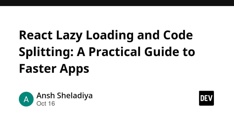 Boost React App Performance: Mastering Code Splitting with React.lazy and Suspense