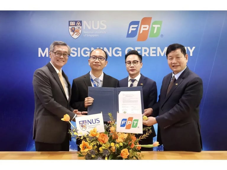 NUS and FPT Launch $50M AI Lab to Revolutionize Asia-Pacific Industries