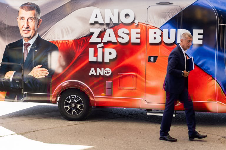 Czech Election Showdown: ANO Leads Polls Amid Diverse Political Landscape Ahead of October Vote