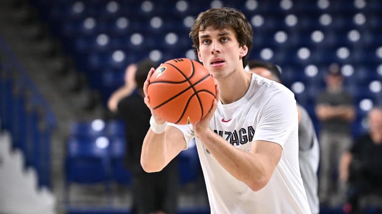Gonzaga Grapples with Lineup Changes as Star Scorer Huff Faces 4-8 Week Absence