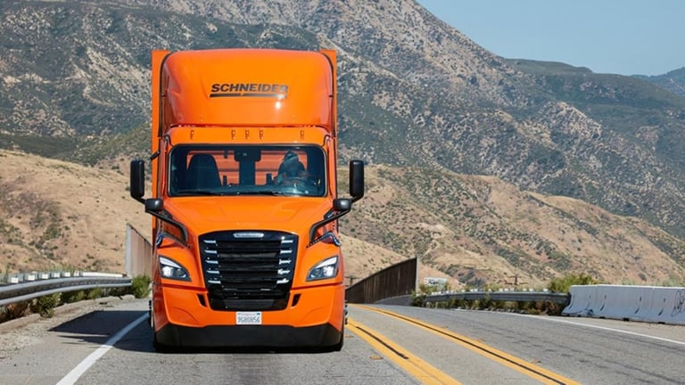 Schneider's Electric Semi-Trucks Hit 6 Million Miles, Slashing 20 Million Pounds of Carbon Emissions