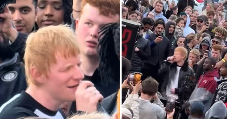 Ed Sheeran Stuns Sheffield with Surprise Street Gig, Boosts Local Talent and Business
