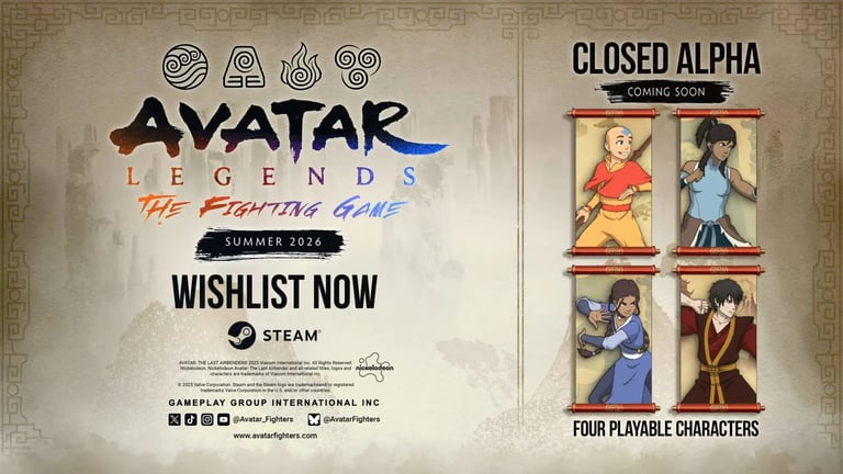 Avatar Legends: New Fighting Game Unveils Zuko, Korra, Ang in Summer 2026 Release