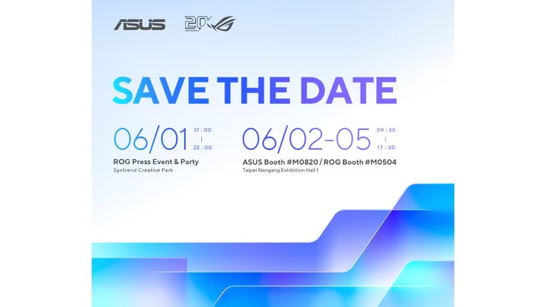 ASUS and ROG Unveil AI Innovations and 20-Year Gaming Evolution at Computex 2026