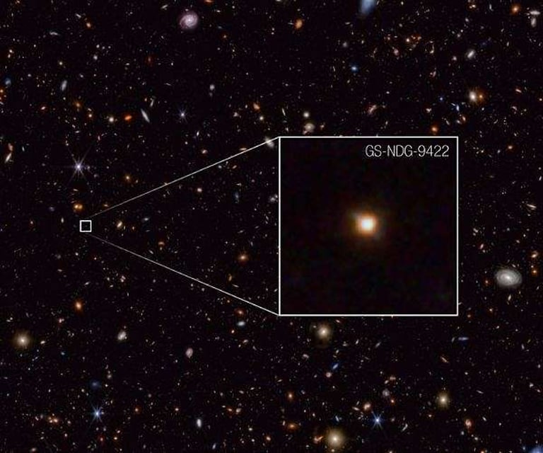 James Webb Space Telescope Uncovers Galaxy Shedding Light on Early Star Formation in the Universe