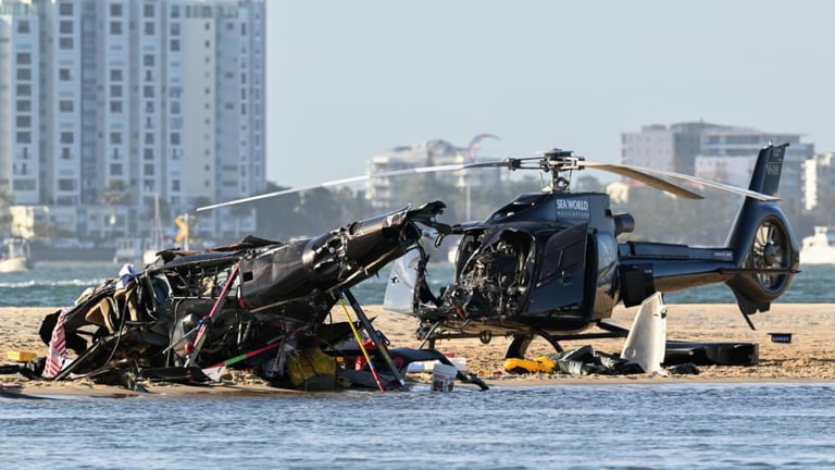 ATSB Report Reveals Safety Flaws in Sea World Helicopter Crash; Legal Claims Surge