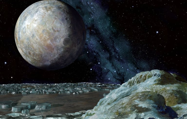 Webb Telescope Uncovers CO2 and Hydrogen Peroxide on Pluto's Moon Charon, Revealing Complex Surface Chemistry