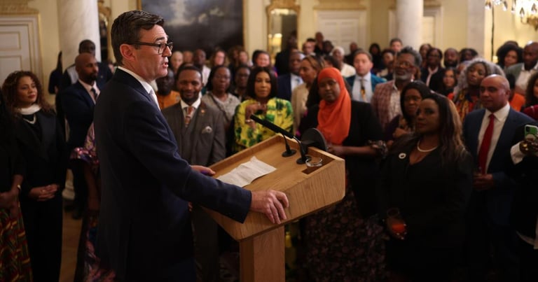 Andy Burnham Calls for Black History in Schools, Celebrates 'History Makers' at Downing Street Reception