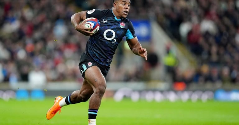 England's Feyi-Waboso Out for Six Nations Opener; Roebuck Steps In Amid Injury Woes