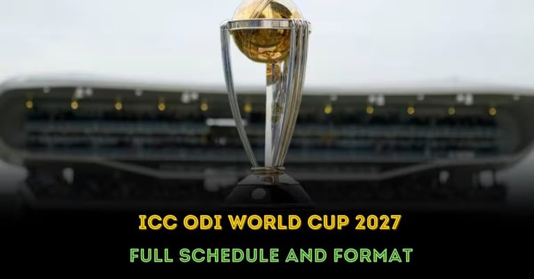 ICC Reveals 2027 World Cup Schedule: South Africa, Zimbabwe, Namibia to Host 14 Teams