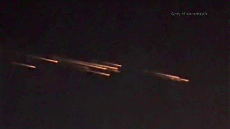 Chinese Satellite's Fiery Re-Entry Lights Up Southern US Skies; No Debris Recovered