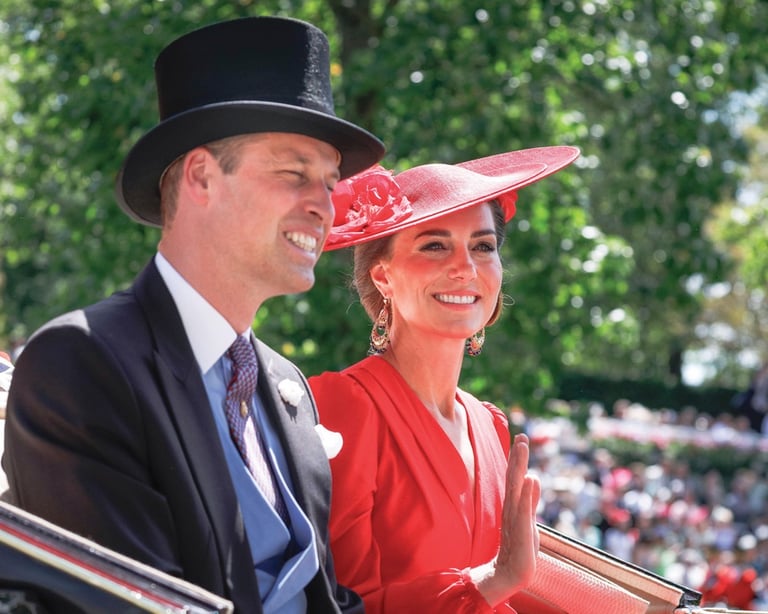 Prince William and Princess Kate Shine at HMS Glasgow Naming Ceremony, Spark Speculation with Fashion Choice
