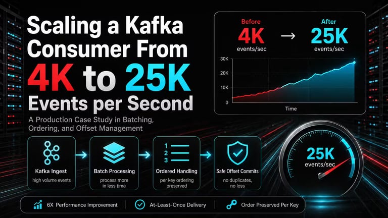 Kafka Consumer Scales from 4k to 25k Events/Sec with Enhanced Batch Processing
