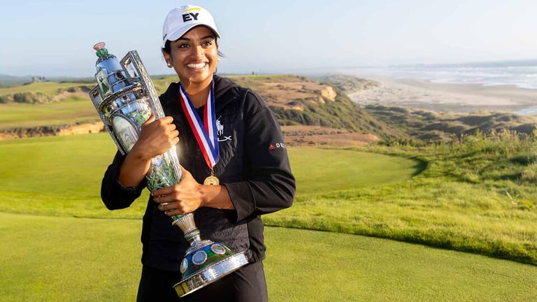 Megha Ganne Aims for Second LPGA Cut at FM Championship, Balancing Golf and Personal Life